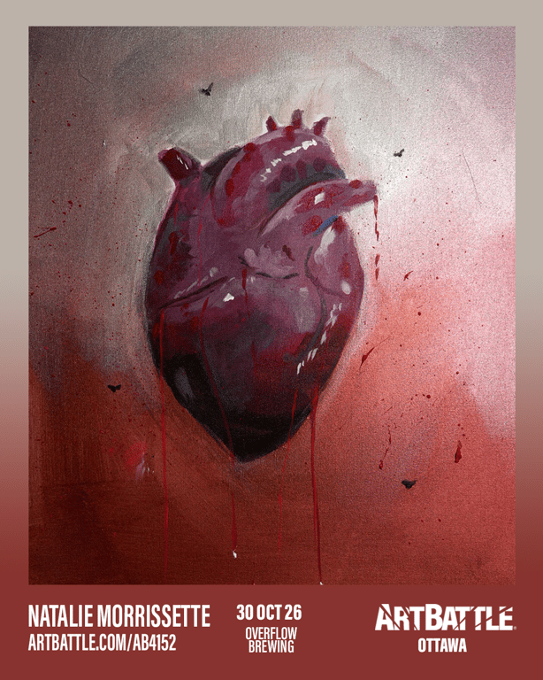 Promotional asset for Art Battle Ottawa on October 30, 2026: ab4152_natalie morrisette.png.