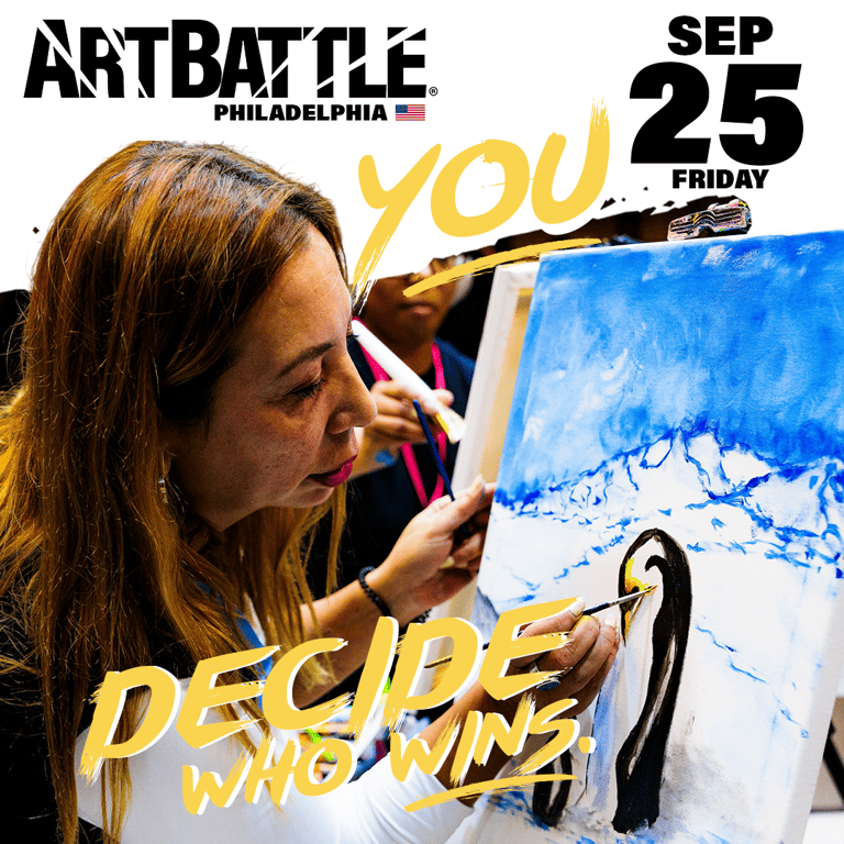 Promotional asset for Art Battle Philadelphia on September 25, 2026: ab4136_ads_1-1.png.