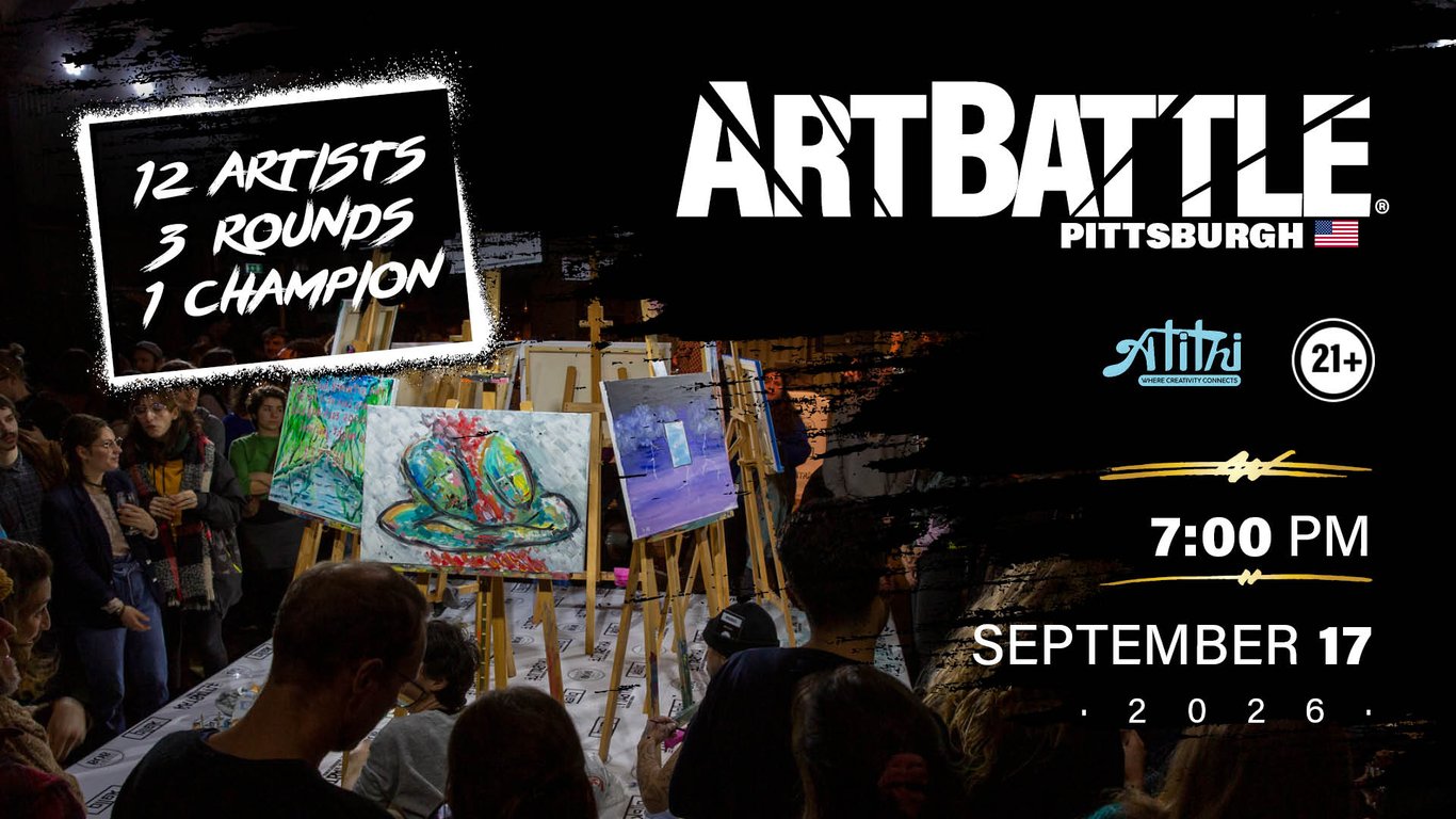 Promotional asset for Art Battle Pittsburgh on September 17, 2026: AB4038 - Pittsburgh - 17SEP2026A2.jpg.