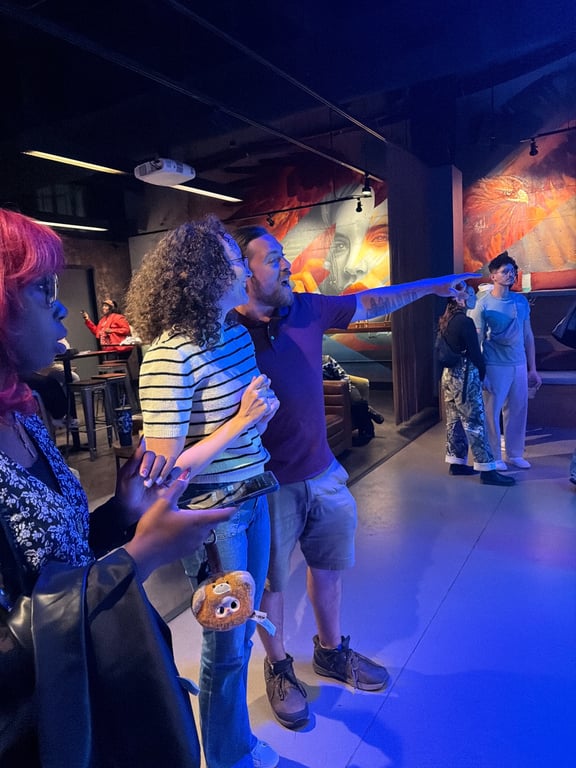 Crowd at Art Battle