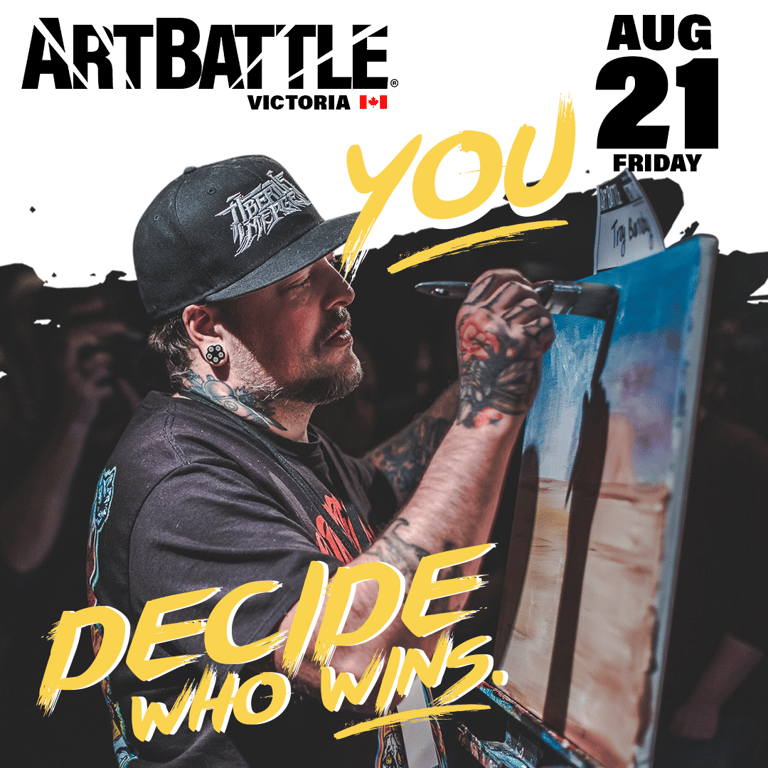 Promotional asset for Art Battle Victoria on August 21, 2026: ab4116_ads_1-1.png.