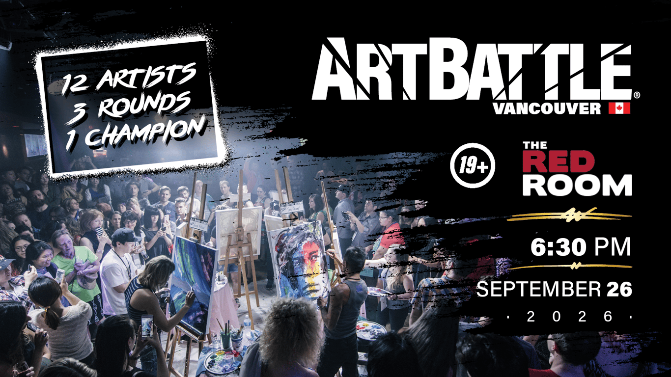 Promotional asset for Art Battle Vancouver on September 26, 2026: AB4069 - Vancouver - 26SEP2026A2.png.