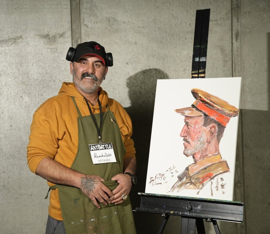 Art Battle winner