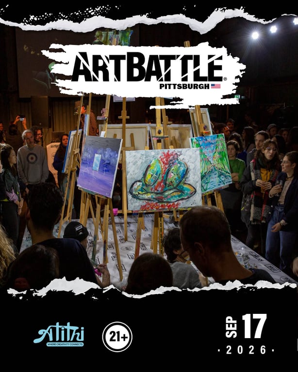 Promotional asset for Art Battle Pittsburgh on September 17, 2026: AB4038 - Pittsburgh - 17SEP2026A5.jpg.