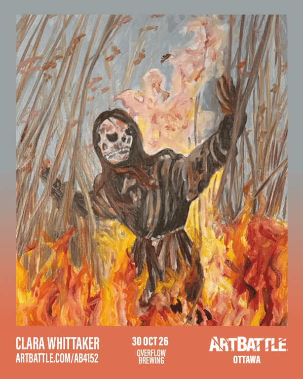 Promotional asset for Art Battle Ottawa on October 30, 2026: ab4152_clara whittaker.png.