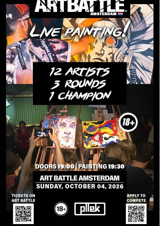 Promotional asset for Art Battle Amsterdam on October 4, 2026: AB4129 - Amsterdam - 04OCT2026A6.jpg.