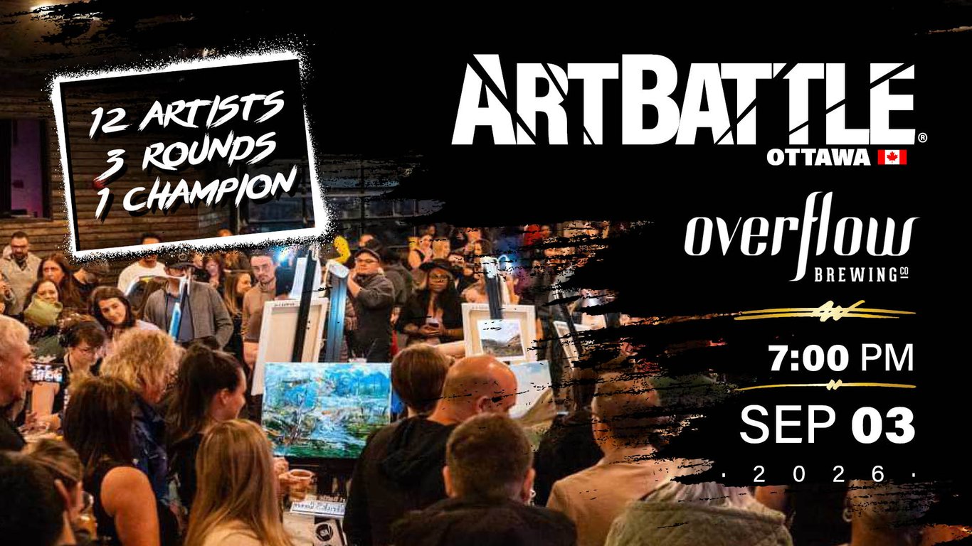 Promotional asset for Art Battle Ottawa on September 3, 2026: AB4124 - Ottawa - 03SEP2026A2.jpg.