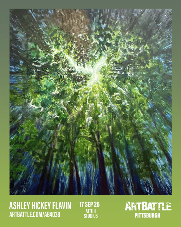 Promotional asset for Art Battle Pittsburgh on September 17, 2026: ab4038_ashley flavin.png.