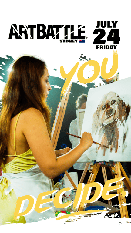 Promotional asset for Art Battle Sydney on July 24, 2026: ab4031_ads_story.png.