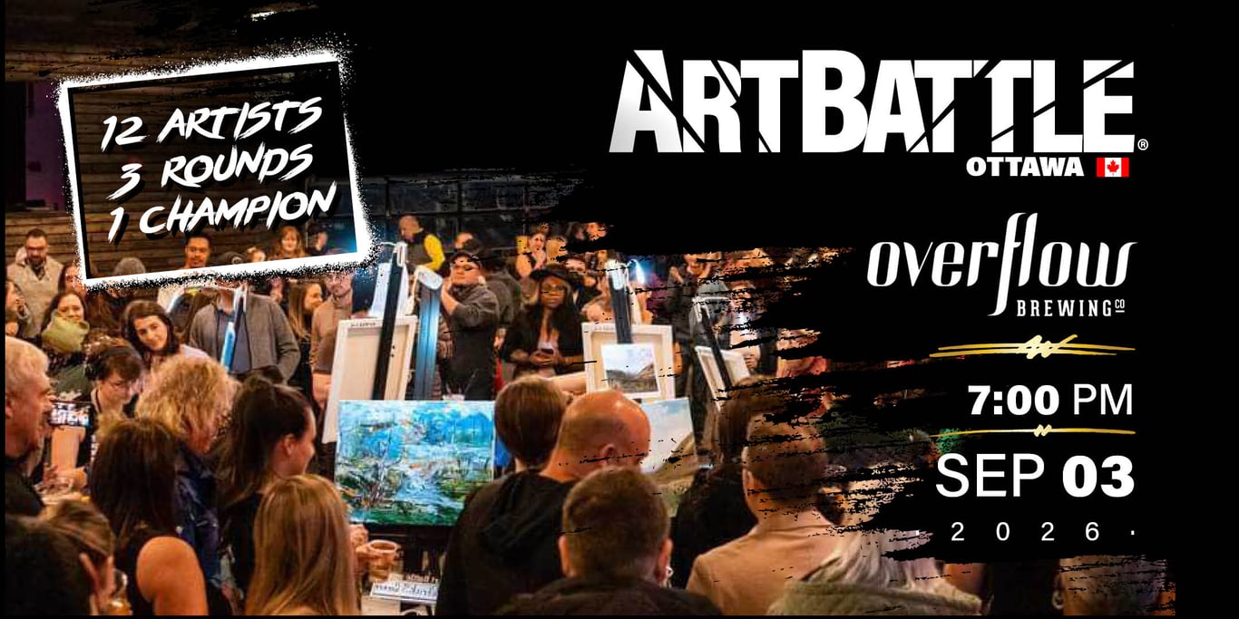 Promotional asset for Art Battle Ottawa on September 3, 2026: AB4124 - Ottawa - 03SEP2026A3.jpg.