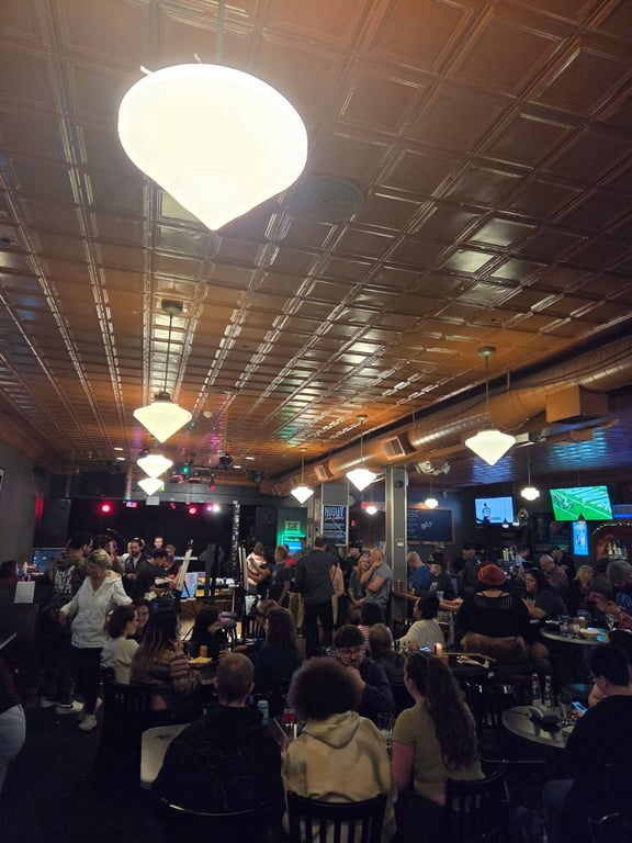 Crowd at Art Battle