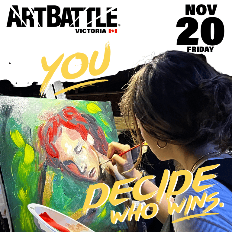 Promotional asset for Art Battle Victoria on November 20, 2026: ab4155_ads_1-1.png.