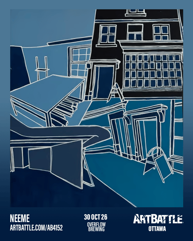 Promotional asset for Art Battle Ottawa on October 30, 2026: ab4152_neeme.png.