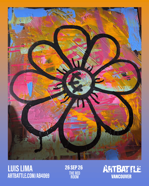 Promotional asset for Art Battle Vancouver on September 26, 2026: ab4069_luis lima.png.