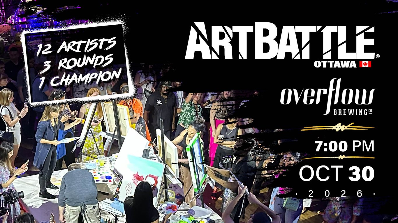 Promotional asset for Art Battle Ottawa on October 30, 2026: AB4152 - Ottawa - 30OCT2026A2.jpg.