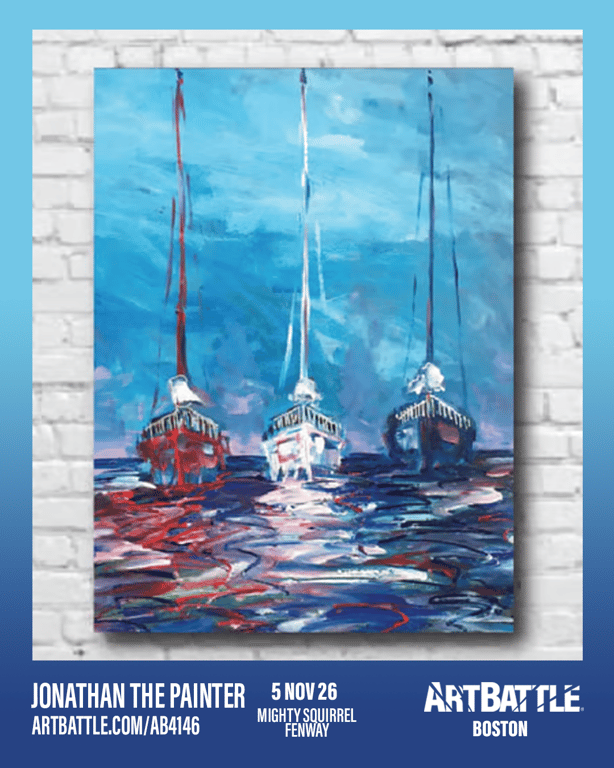 Promotional asset for Art Battle Boston on November 5, 2026: ab4146_jonathan the painter.png.
