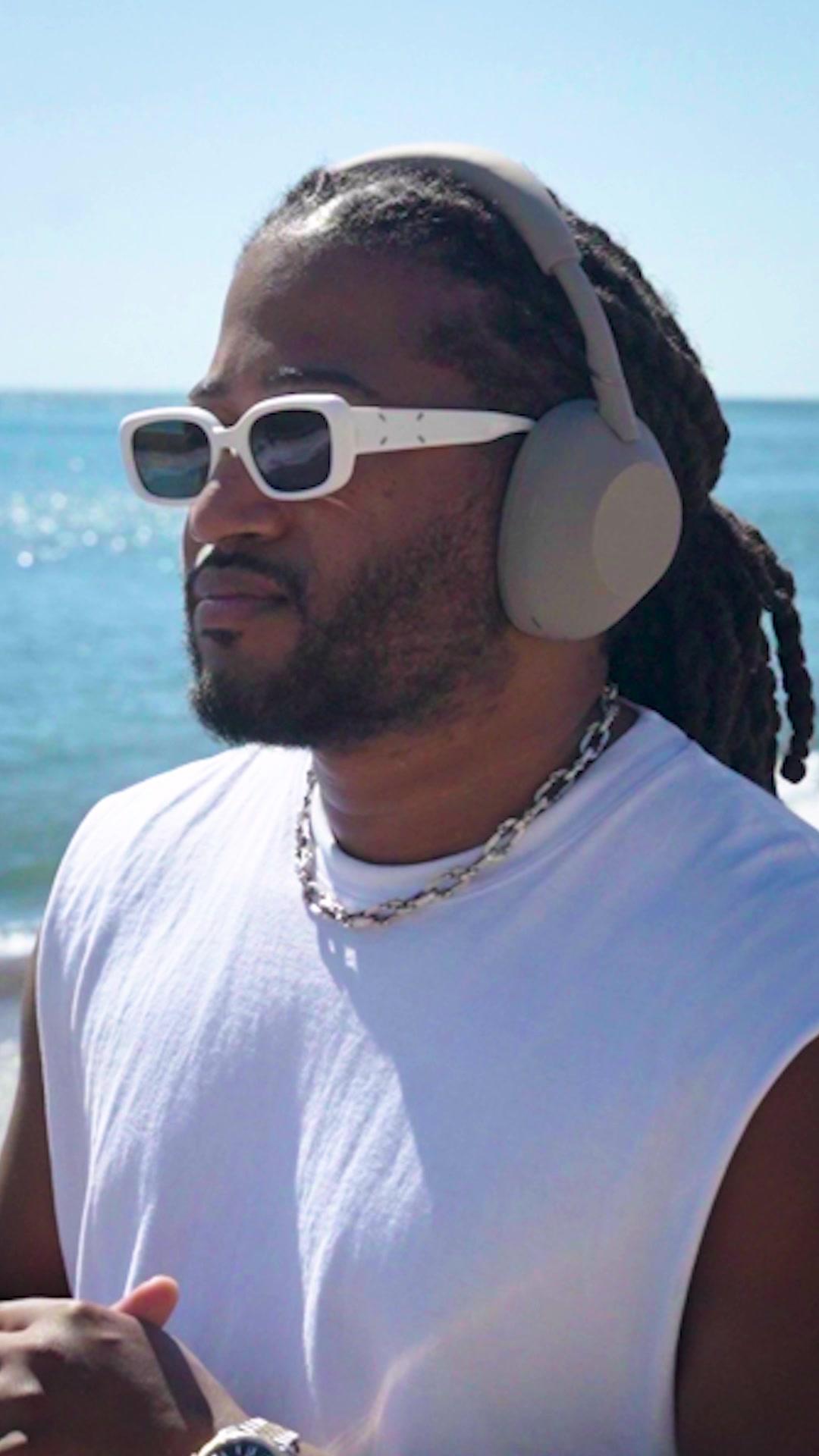 Meet Sandstone: the newest WH‑1000XM6 colorway inspired by coastlines, late nights, and the travelers who chase both. @austinmillz and @officialdjlex take it on the road and the beach to show what sound looks like in motion. Buy yours today, using the link in bio