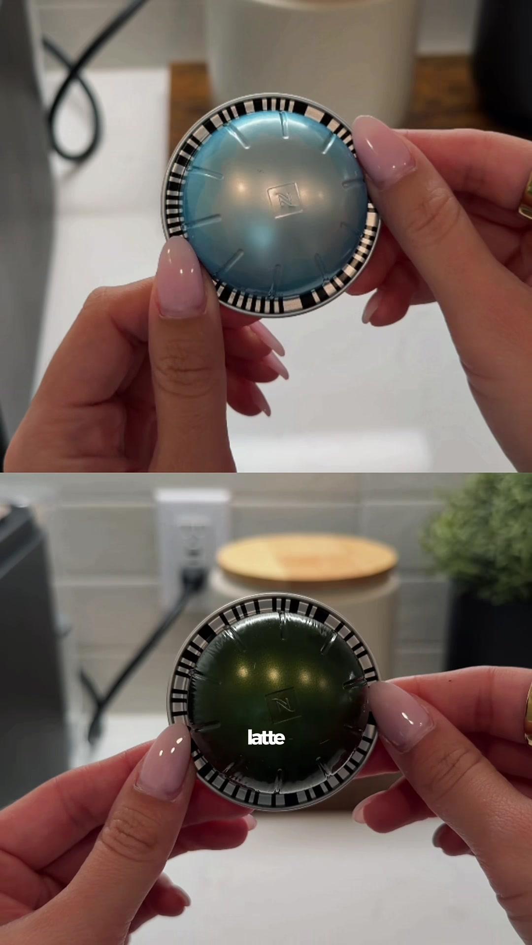 a cup for each of us 🤍 ice leggero for me, stormio for him - our favorite @Nespresso capsules for early mornings! #Nespressopartner #Nespressovertuo #Coffeeathome #Morningroutine #Hisandhers