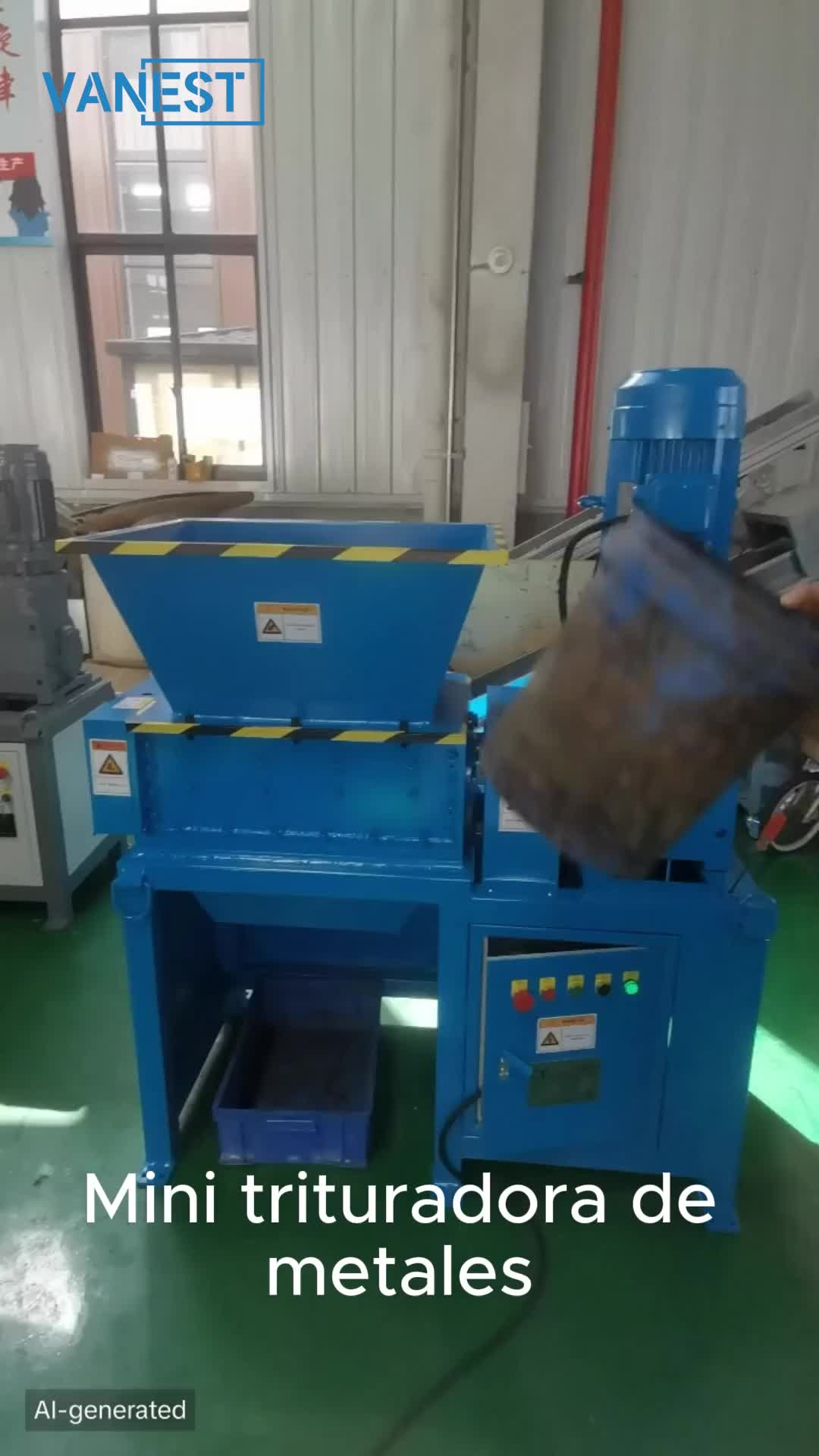Trituradora industrial para bidones, palets y residuos plásticos. ¡Gran oferta ahora!
