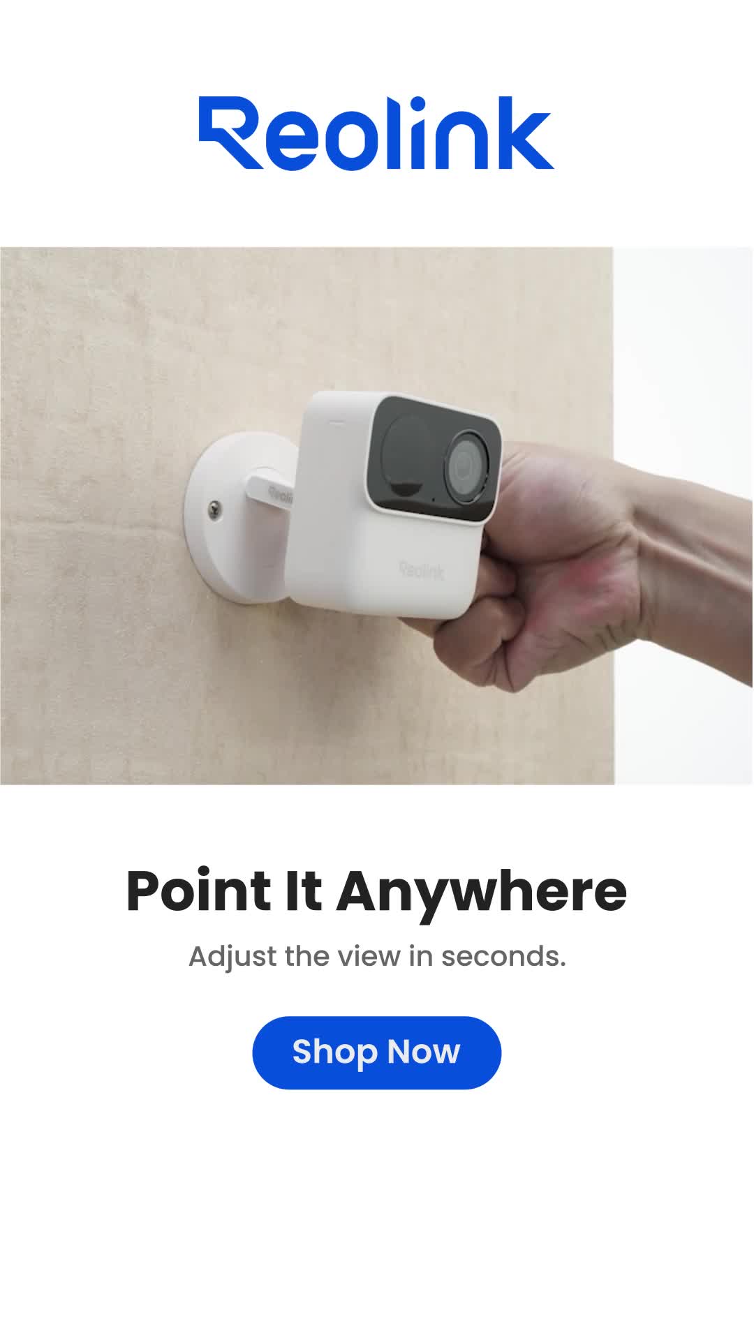Reolink Argus MagiCam: Mount the camera anywhere with magnetic installation.