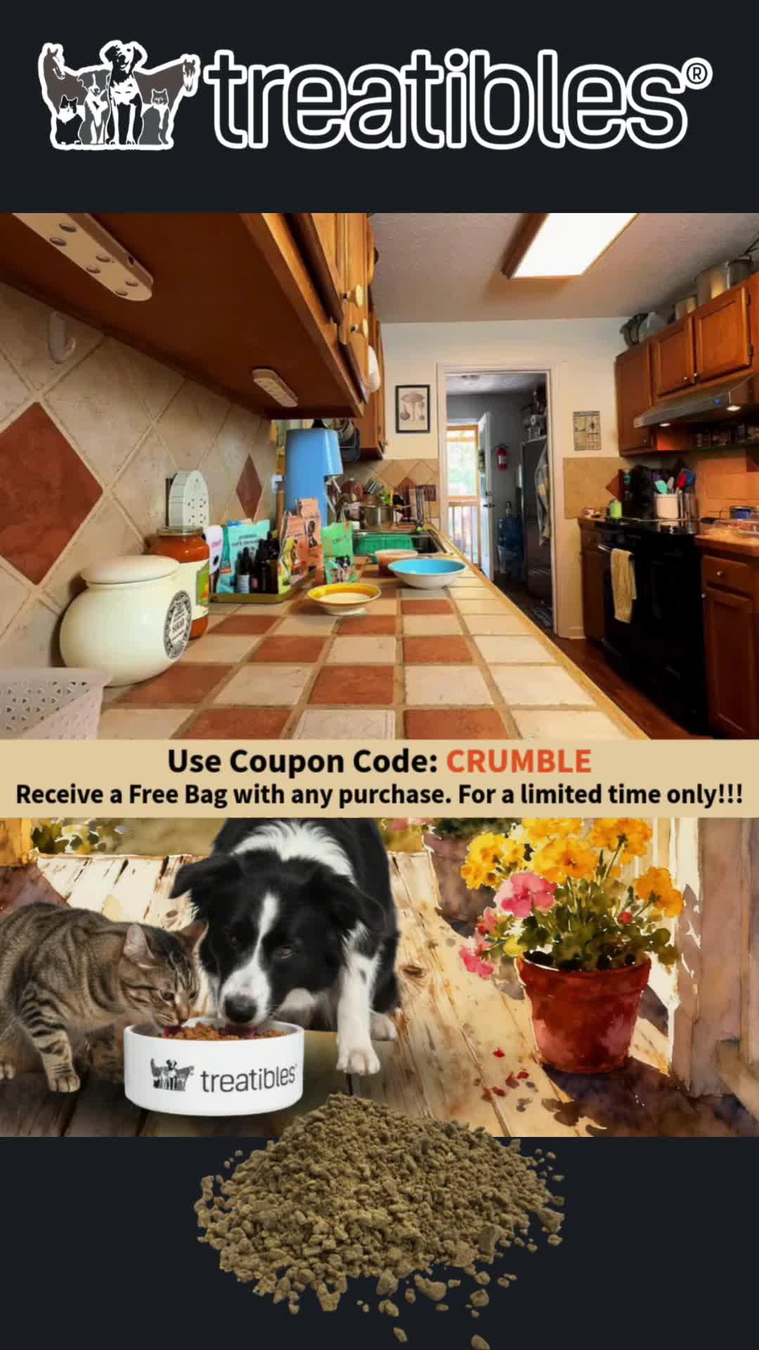 Join Us: Free Bag of Crumble with Your Order—Use Code CRUMBLE