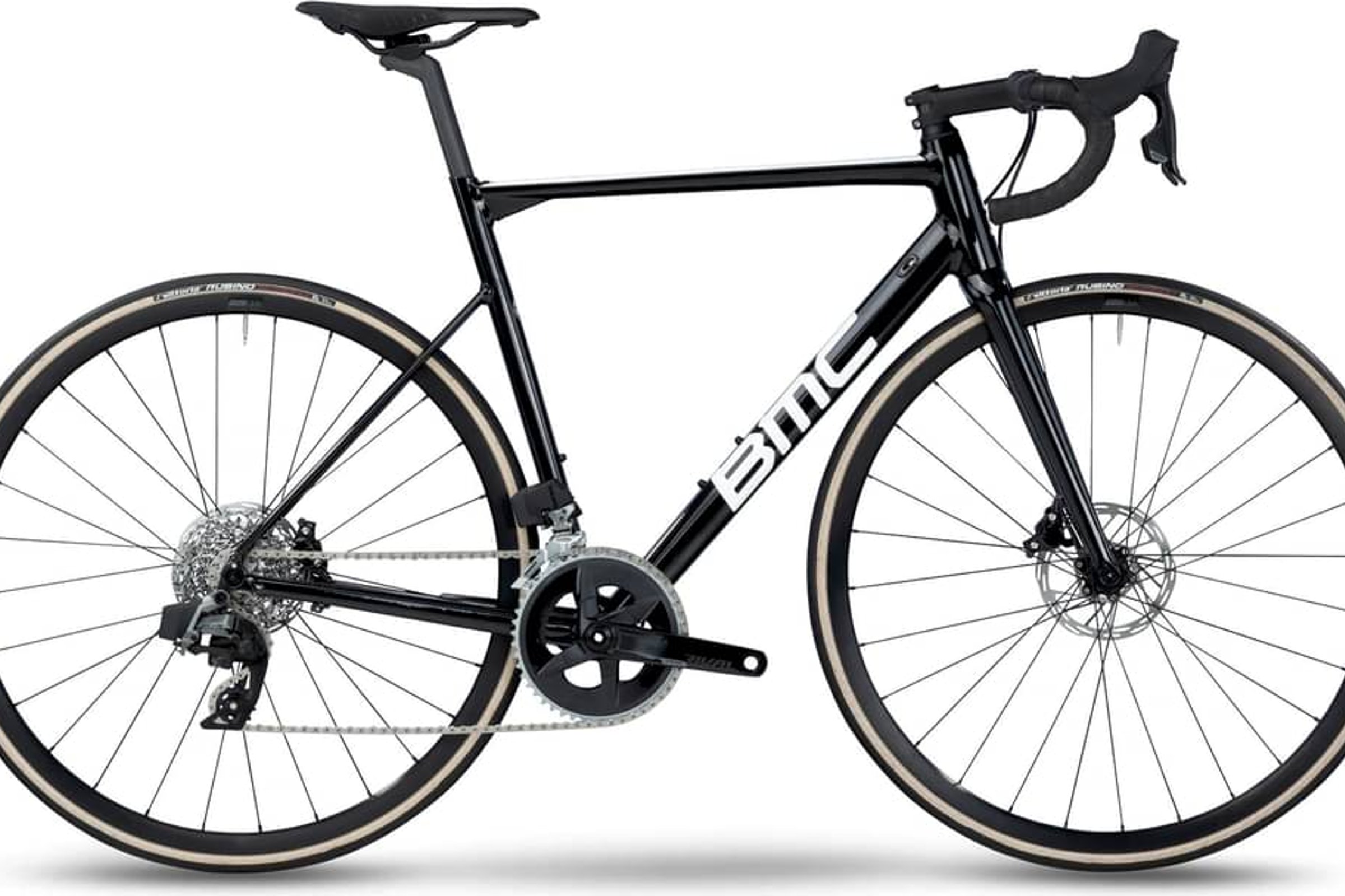 Svart BMC Teammachine ALR ONE fra høyre side.