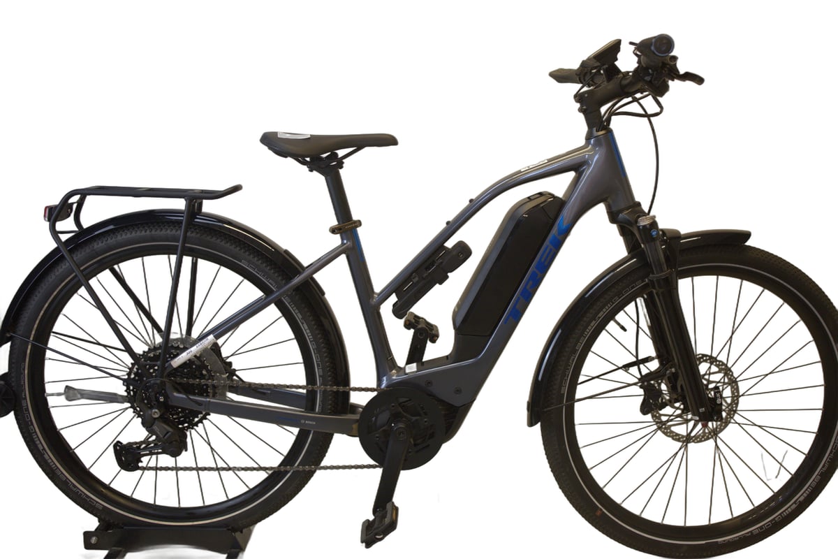 Trek Allant+ 6 med Abus foldelås