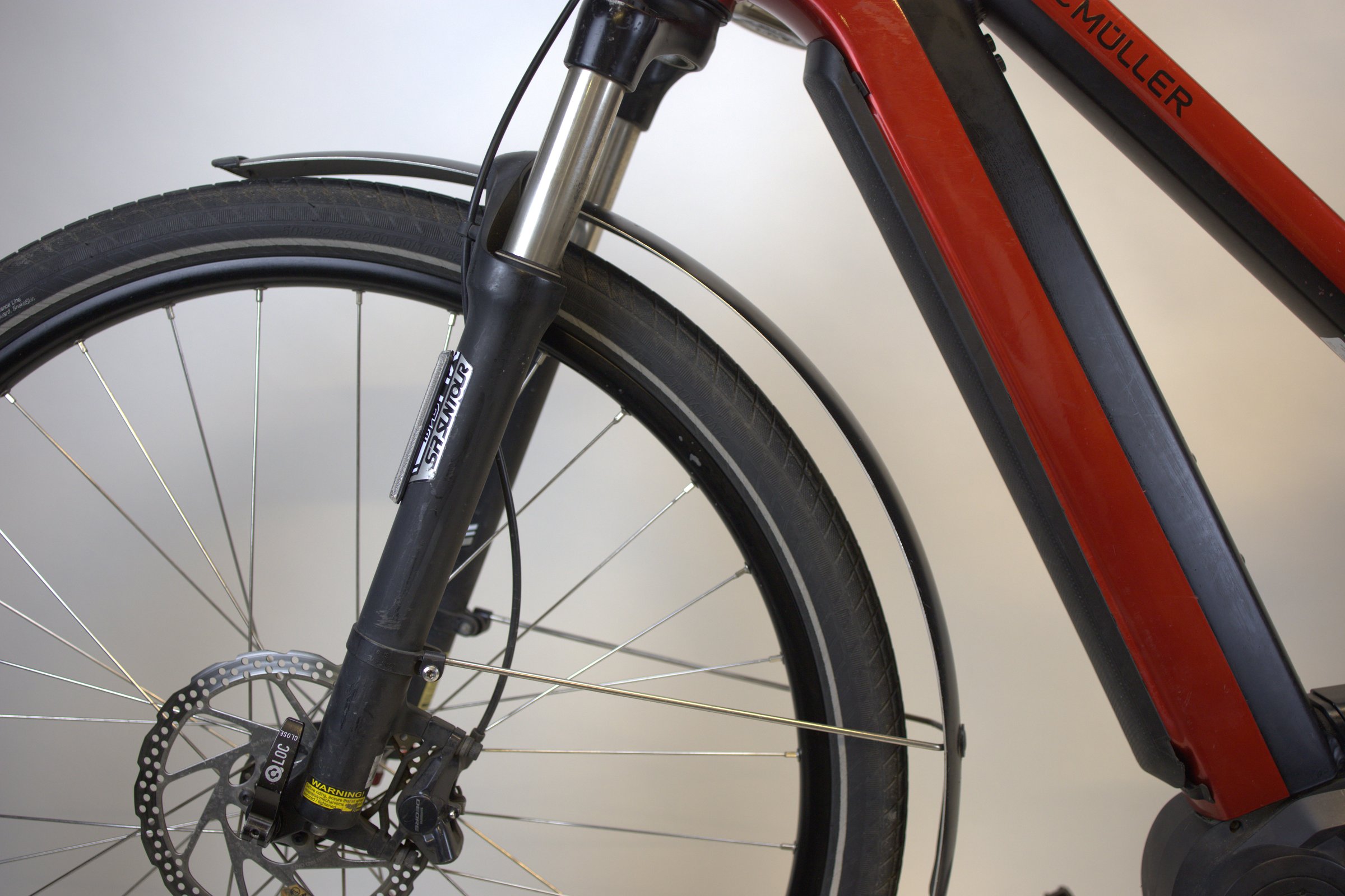 Riese & Müller New Charger Touring inkludert vinterdekk og lås