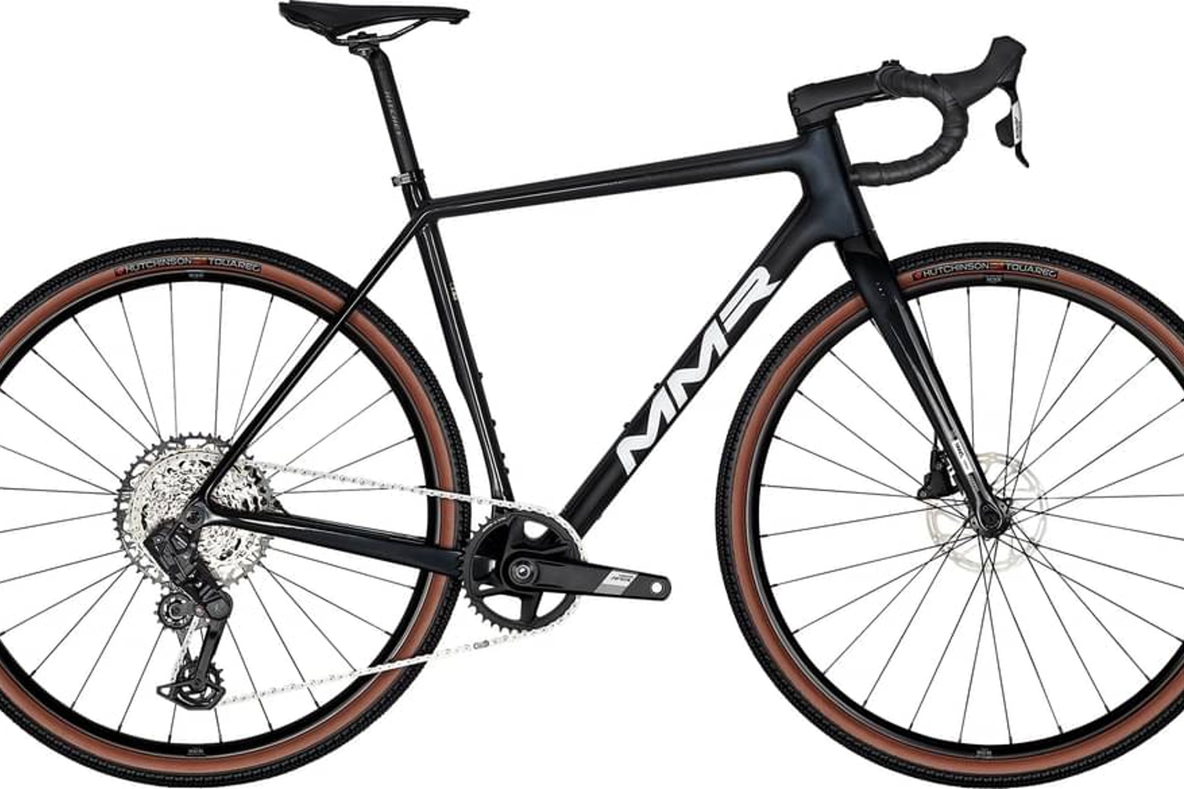 Svart MMR X-Tour 00 fra siden med brune dekk.