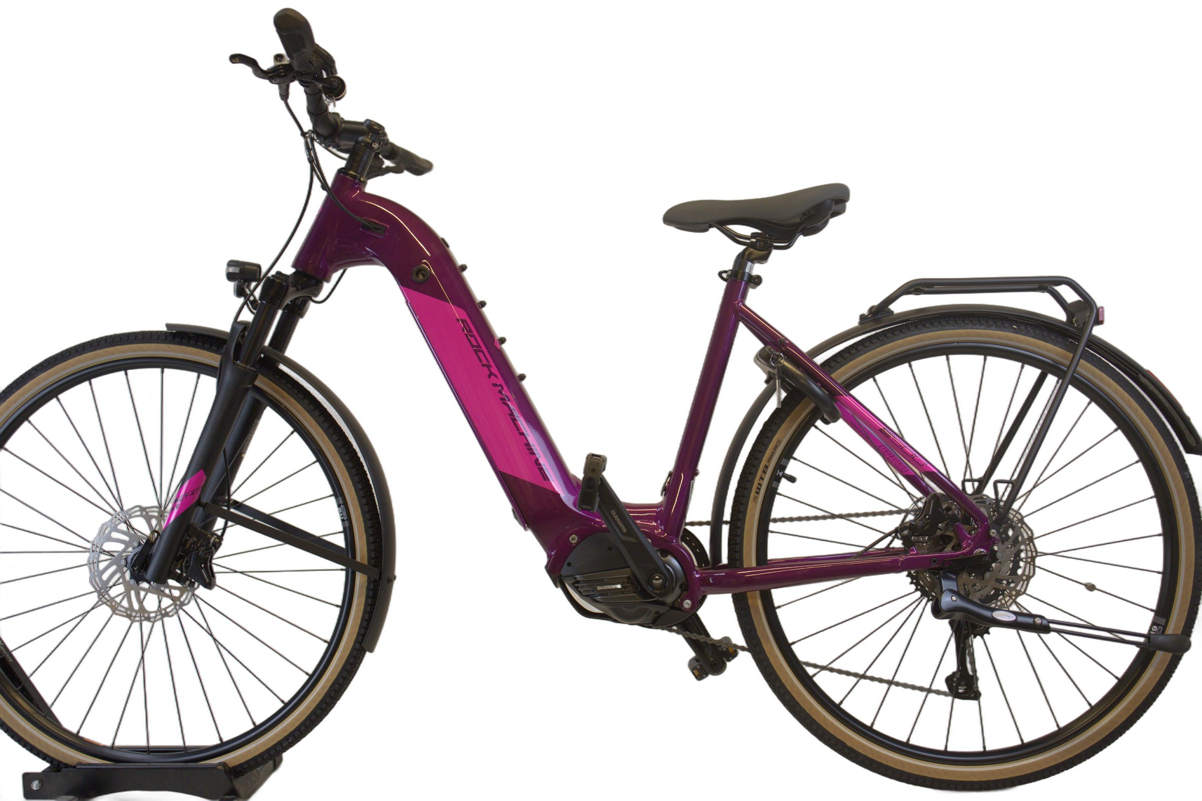 Lilla Rock Machine Crossride Int E500 sett fra siden.