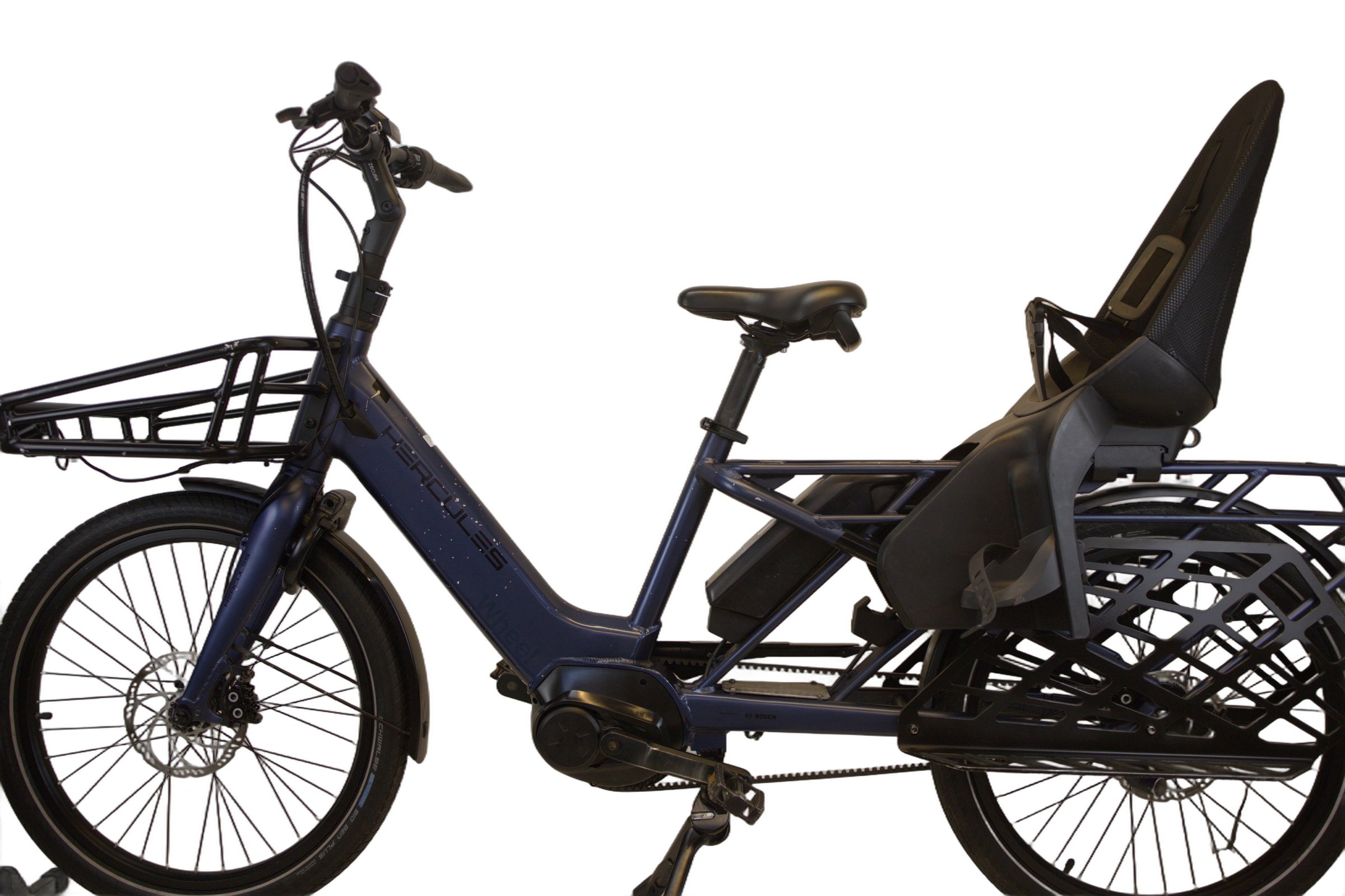 HERCULES ROB FAMILY (457 km) med barnesete, vinterdekk, kurv og fothviler