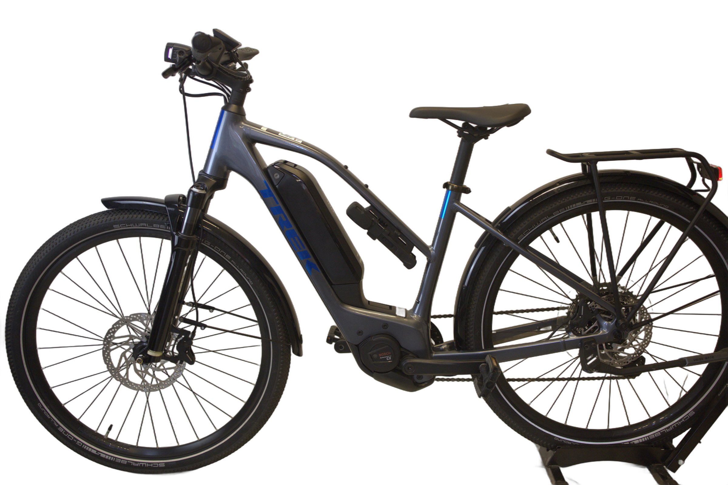 Trek Allant+ 6 med Abus foldelås