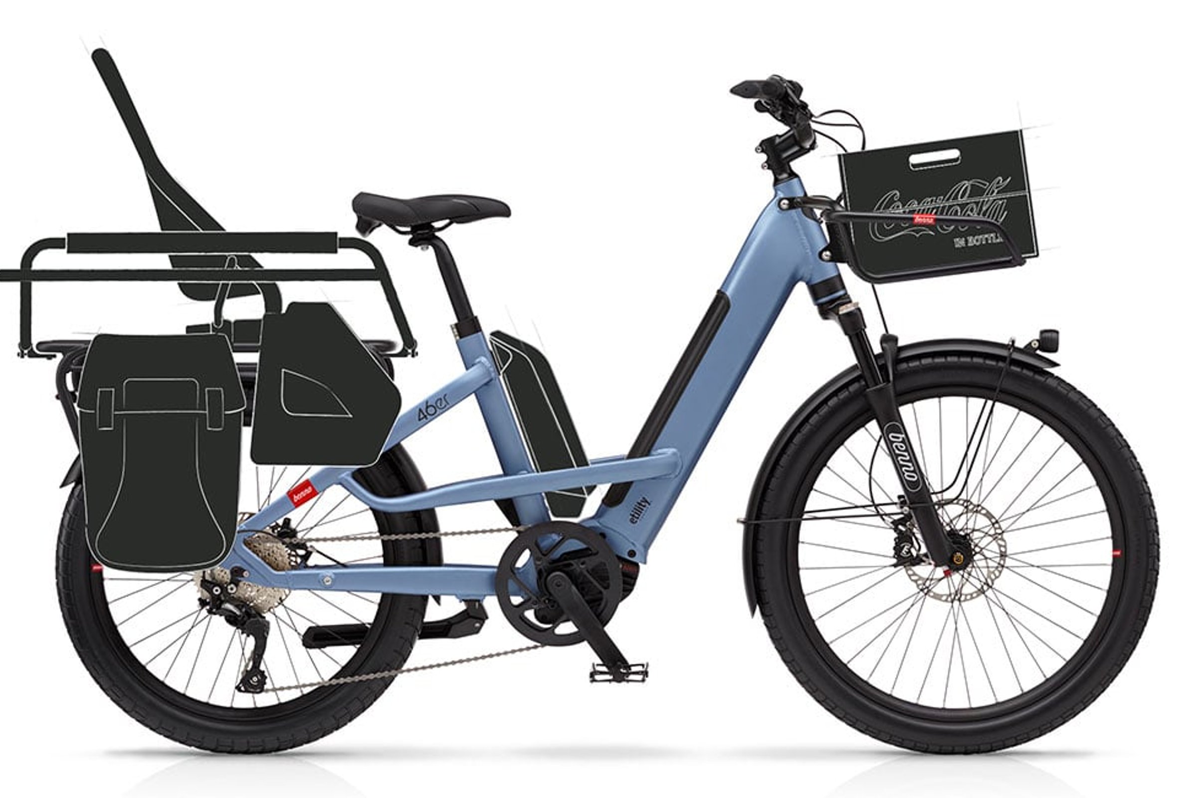 Benno 46er 10D CX500 Powertube EVO1 - Denim Blue