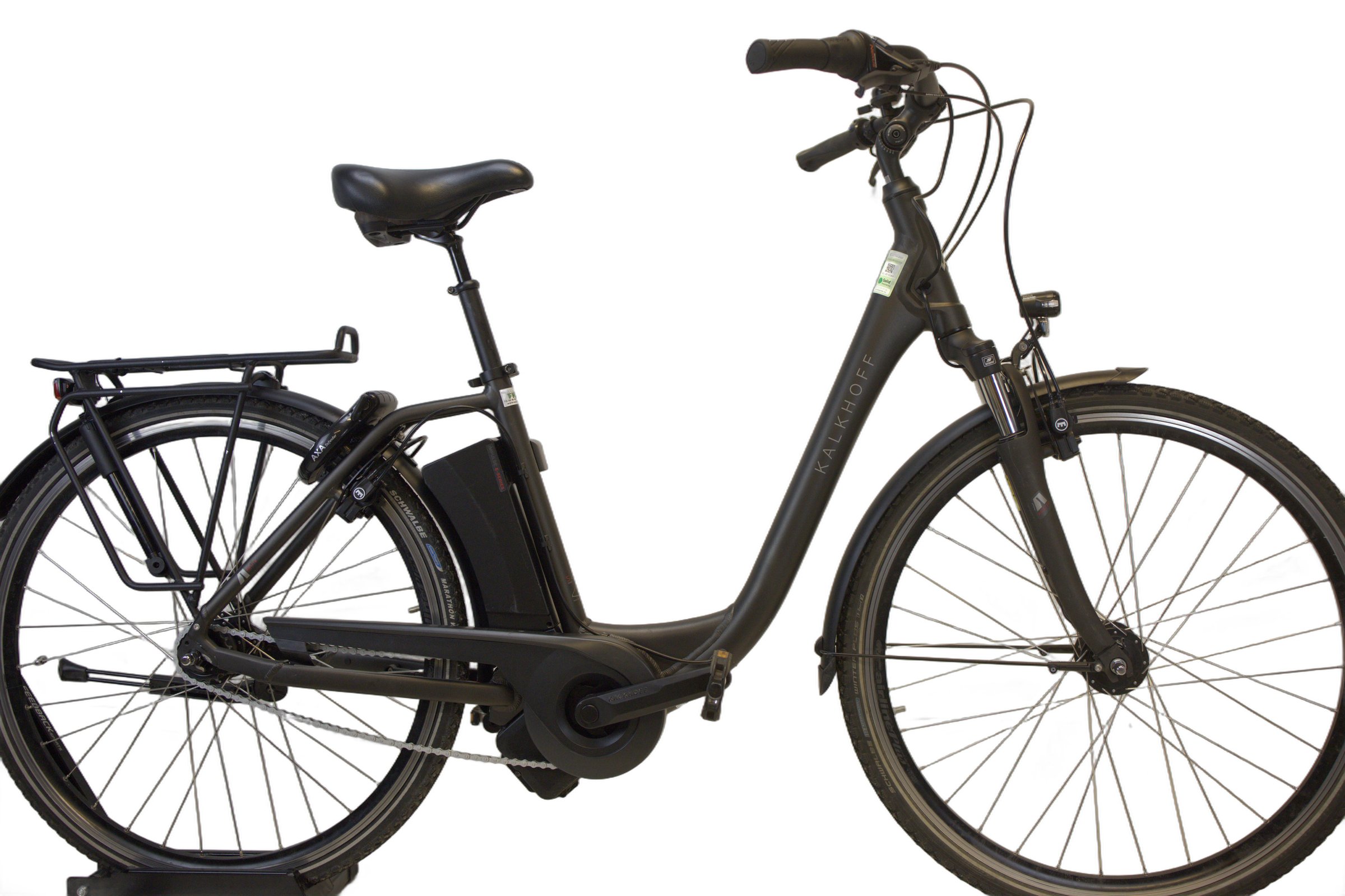 Kalkhoff Agattu med vinterdekk montert