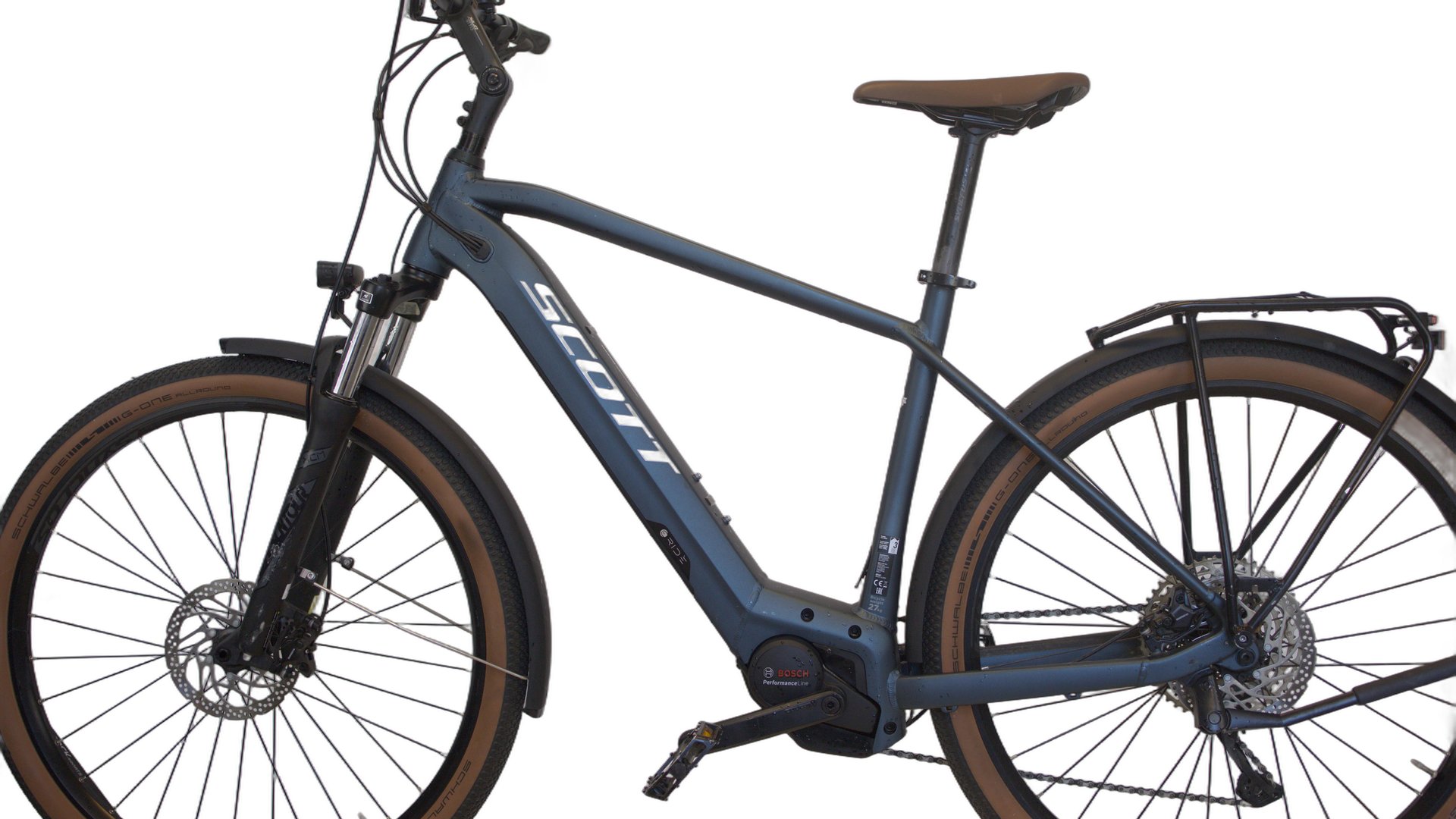 2022 Scott Axis eRIDE 20 med Abus foldelås