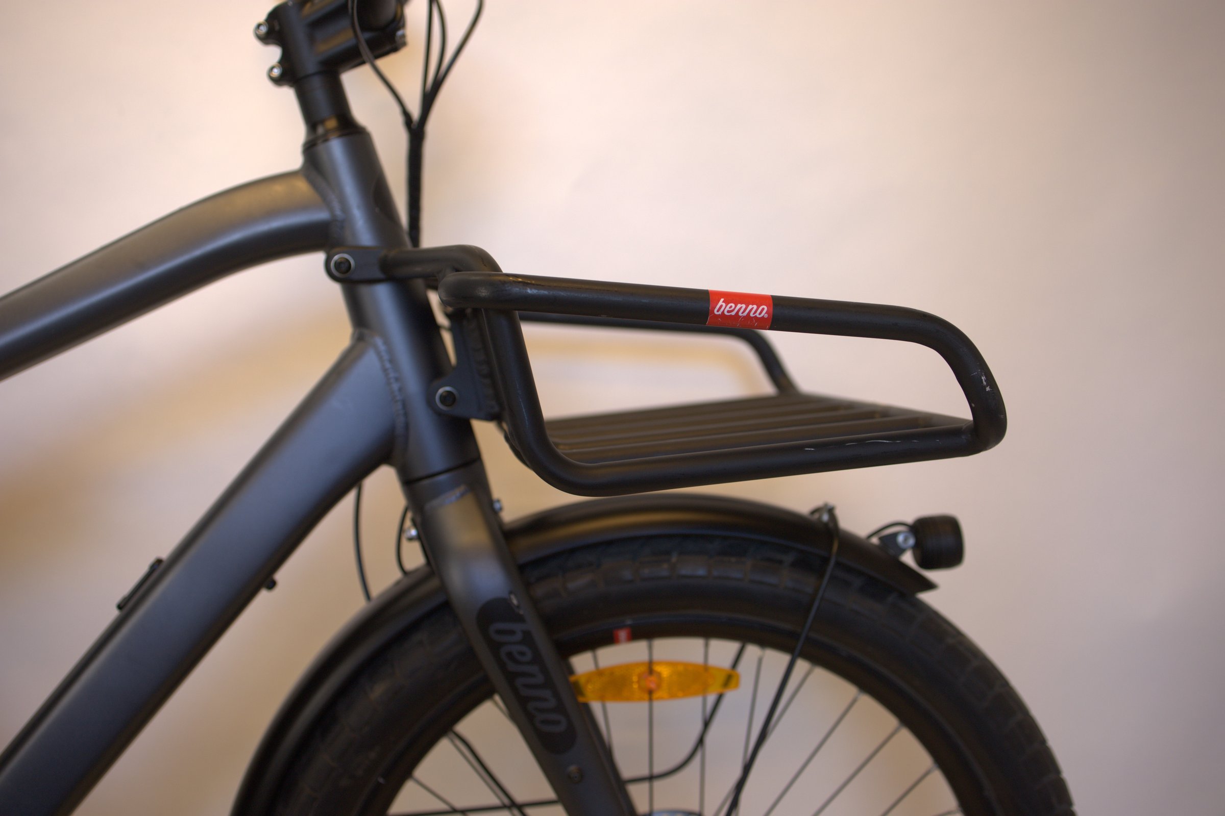 Benno Boost 10D CX500 med  frontbærer, fothvilere og foldelås