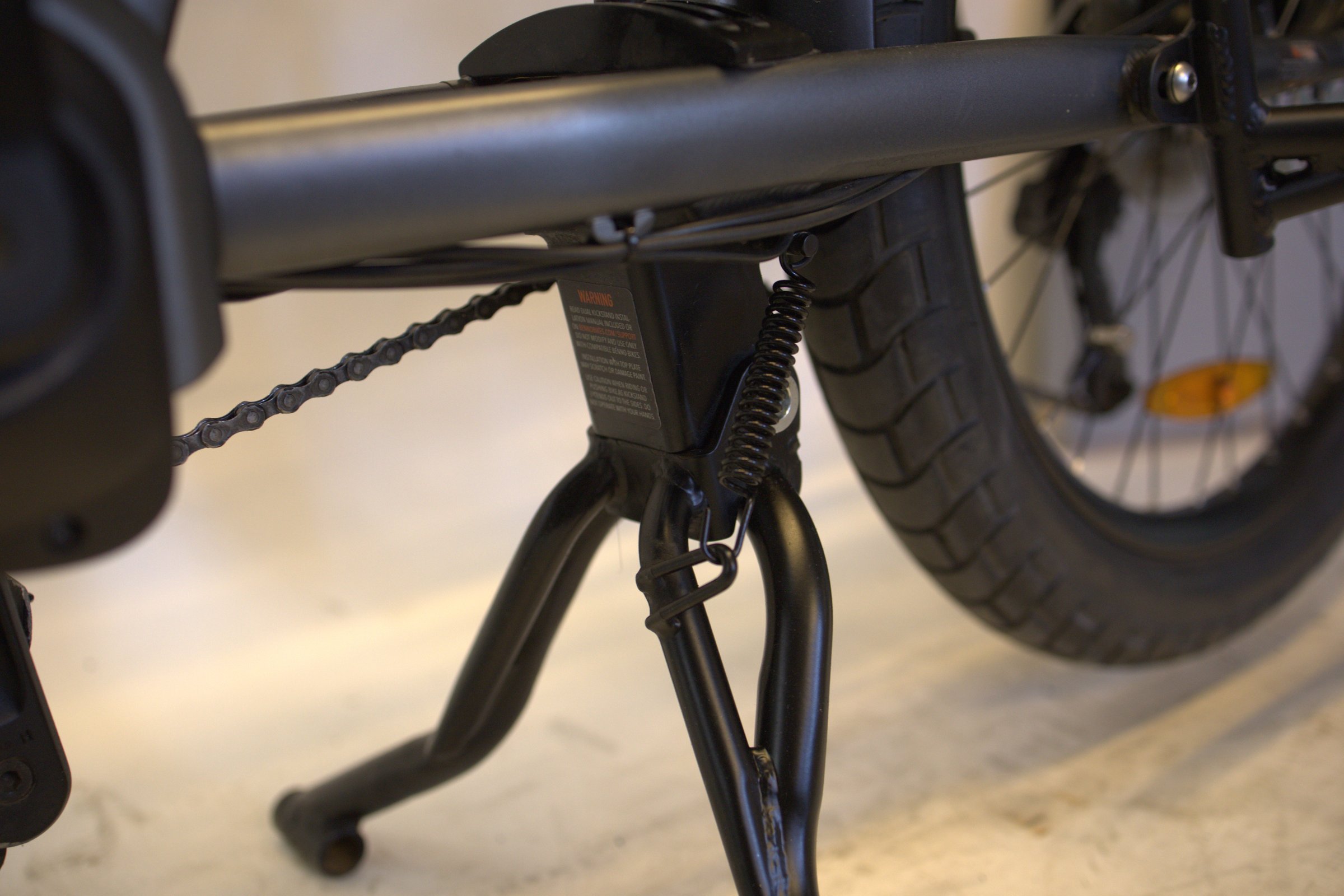 Benno Boost 10D CX500 med  frontbærer, fothvilere, dobbeltstøtte og foldelås