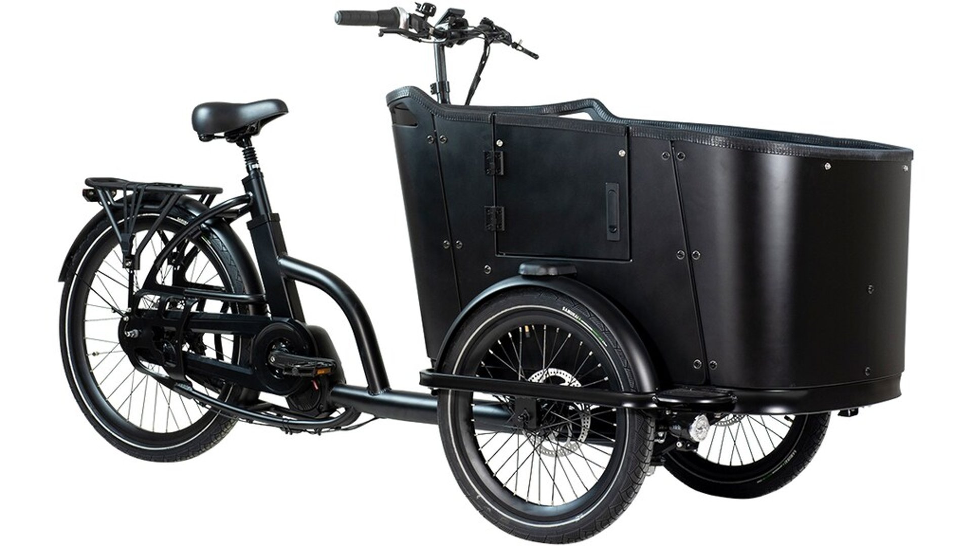 2023 Evobike Cargo Premium Mid-Drive Svart