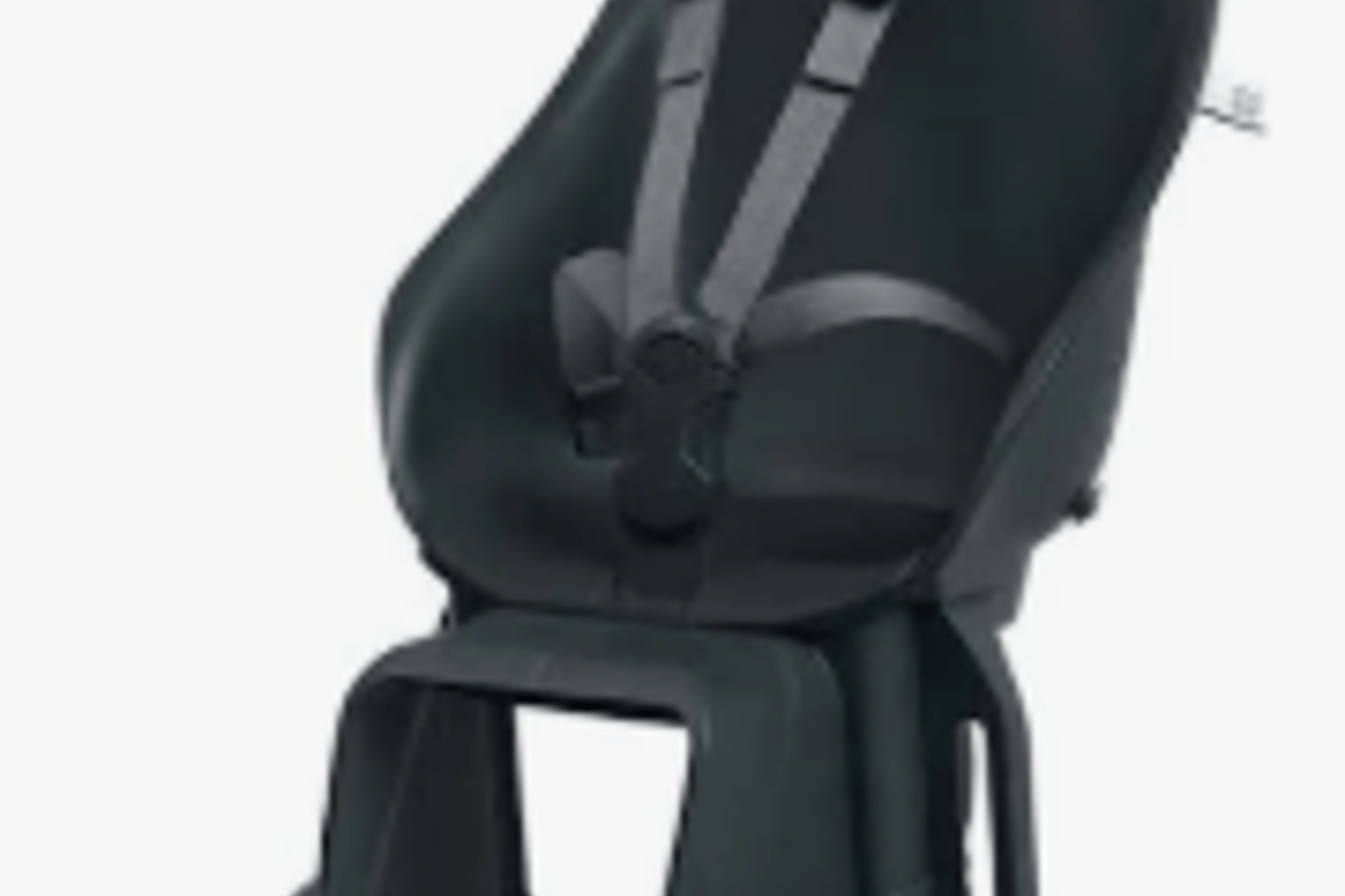 Svart Benno Boost 10D CX500 EVO5 barnesete med sikkerhetsbelte.