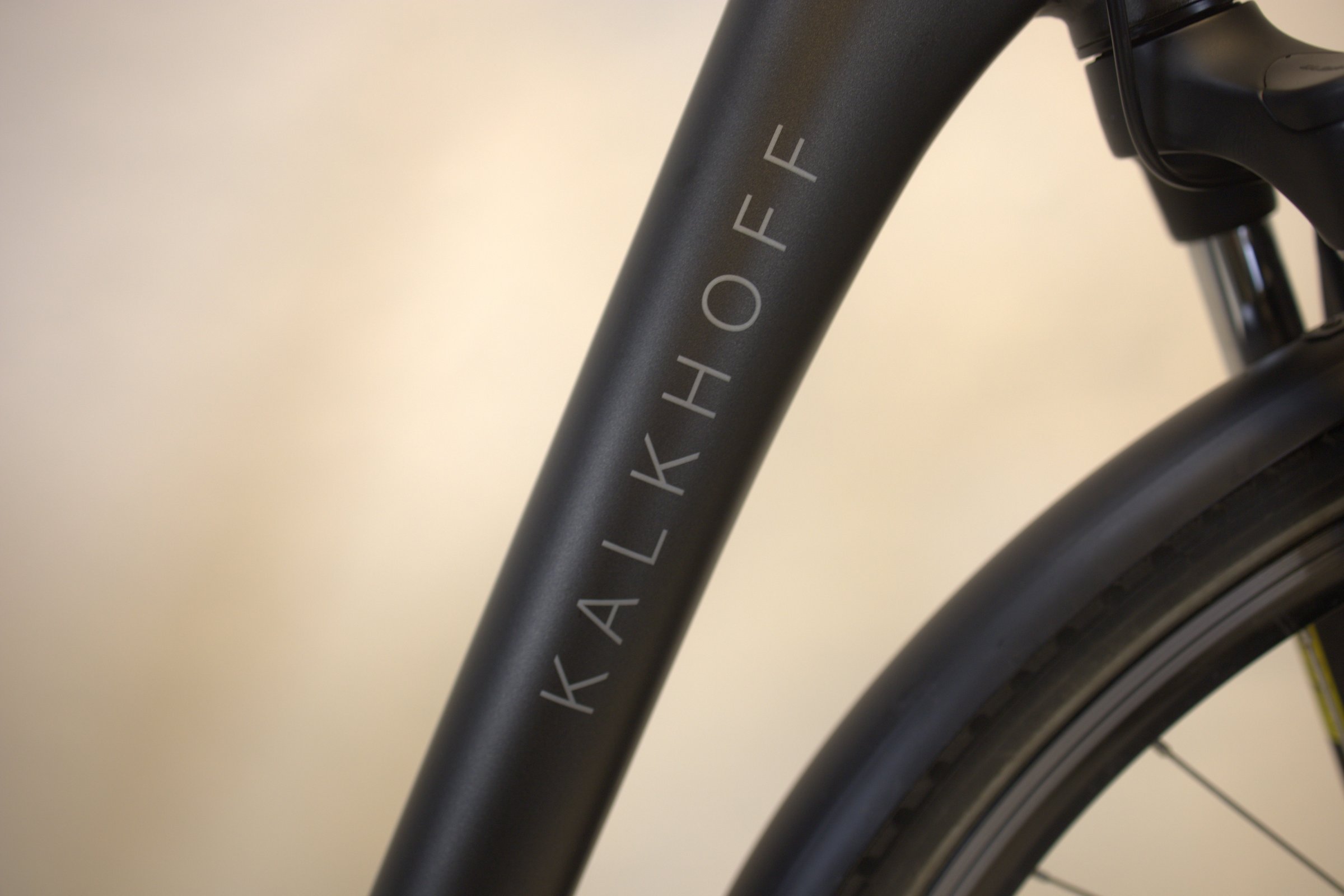 Kalkhoff Agattu med vinterdekk montert