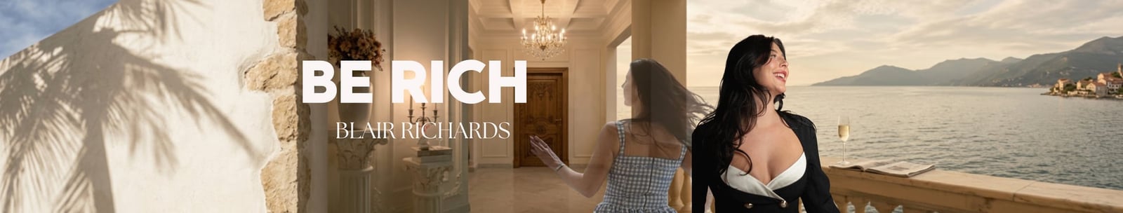 BE RICH banner