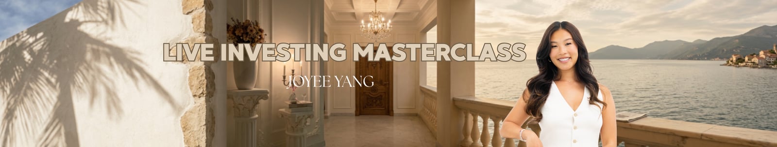 Joyee Yang’s LIVE Investing Masterclass banner