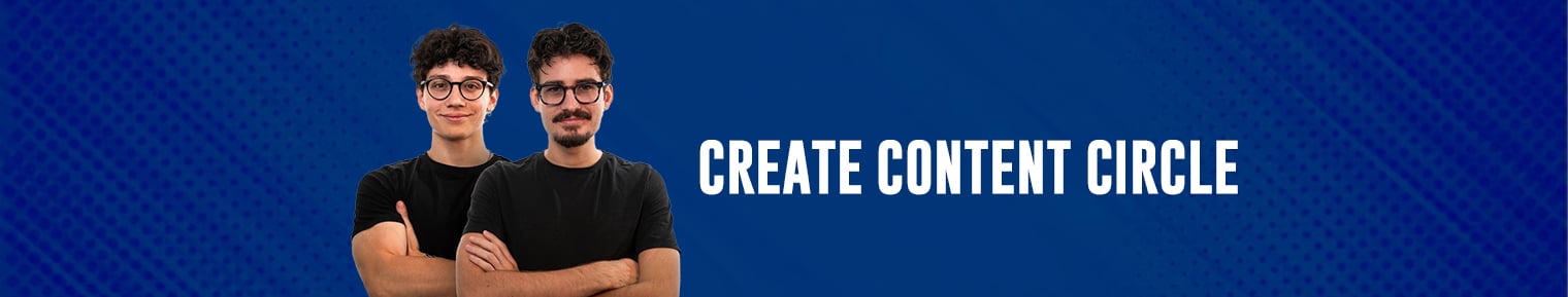 Create Content Circle banner