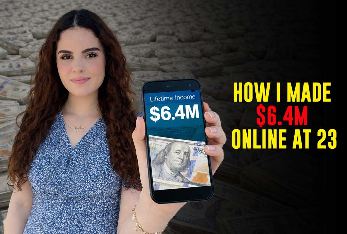 How I made $6.4m online at 23