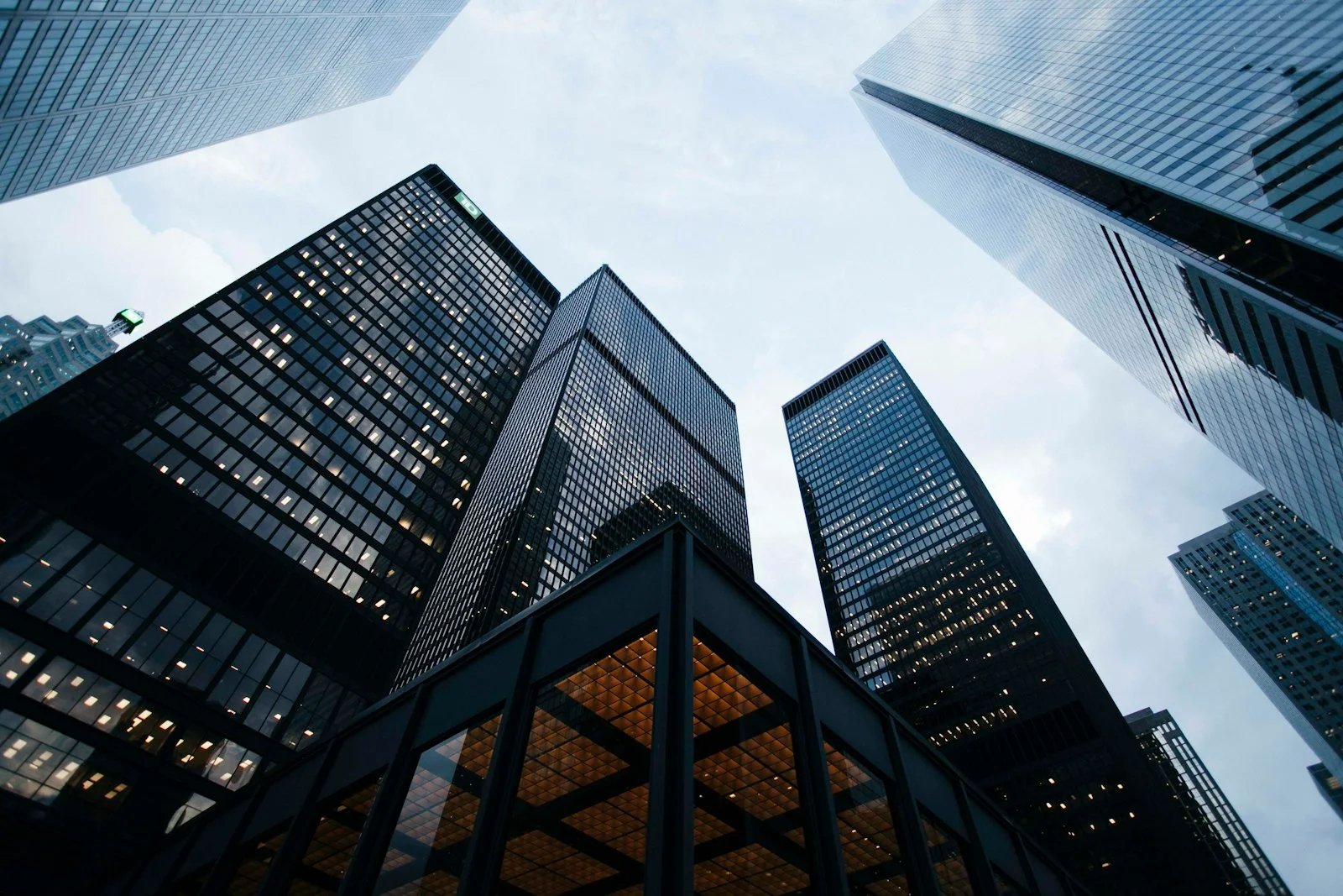 City skyline representing commercial and residential real estate financing
