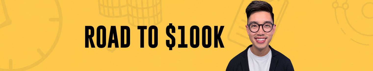 Road to $100K (RT1) banner