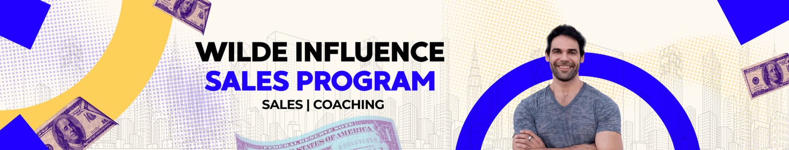 Wilde Influence Sales Program banner