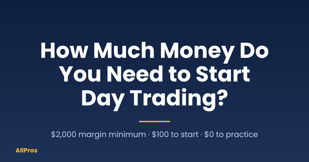 How Much Money Do You Need to Start Day Trading?