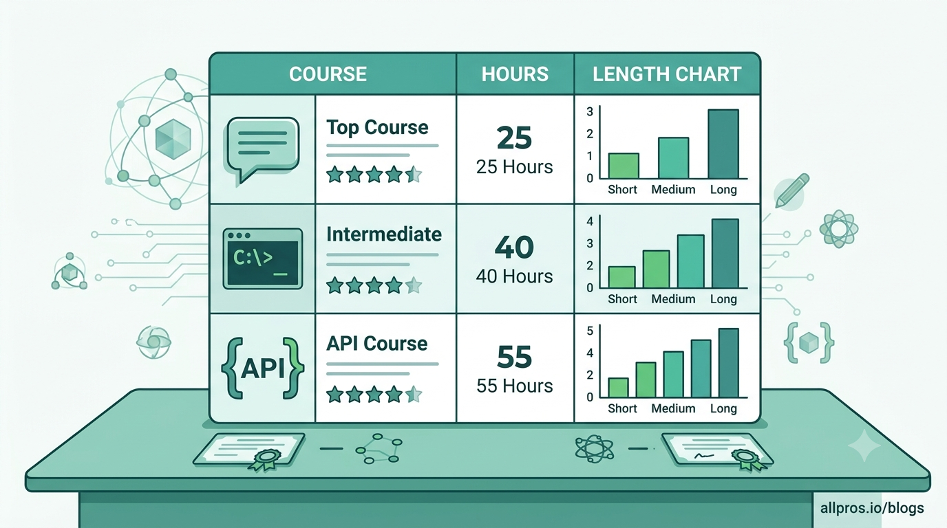 Anthropic academy key numbers showing course length, cost, and catalog size for claude courses