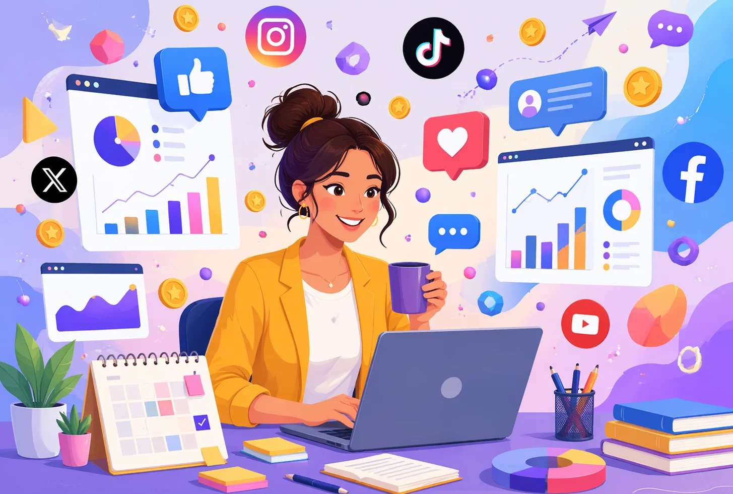 A Social Media Management Masterclass for Productivity